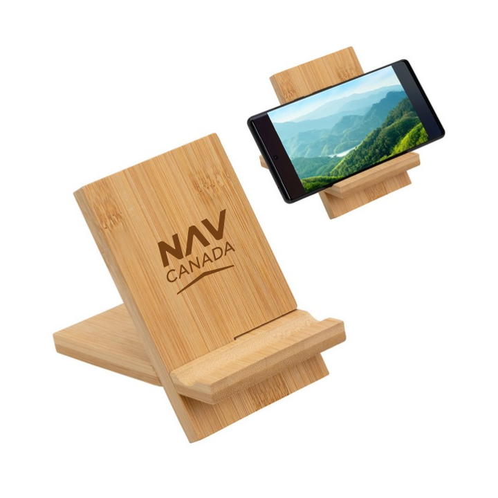 Bamboo Phone Stand / Support pour Téléphone en Bambou