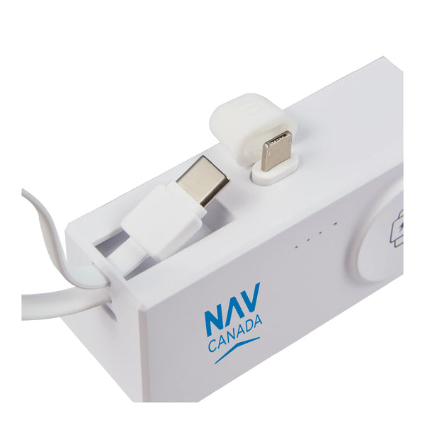 Hue Plus 5000 mAh Power Bank with Watch Charger / Batterie externe Hue Plus 5000 mAh avec chargeur pour montre