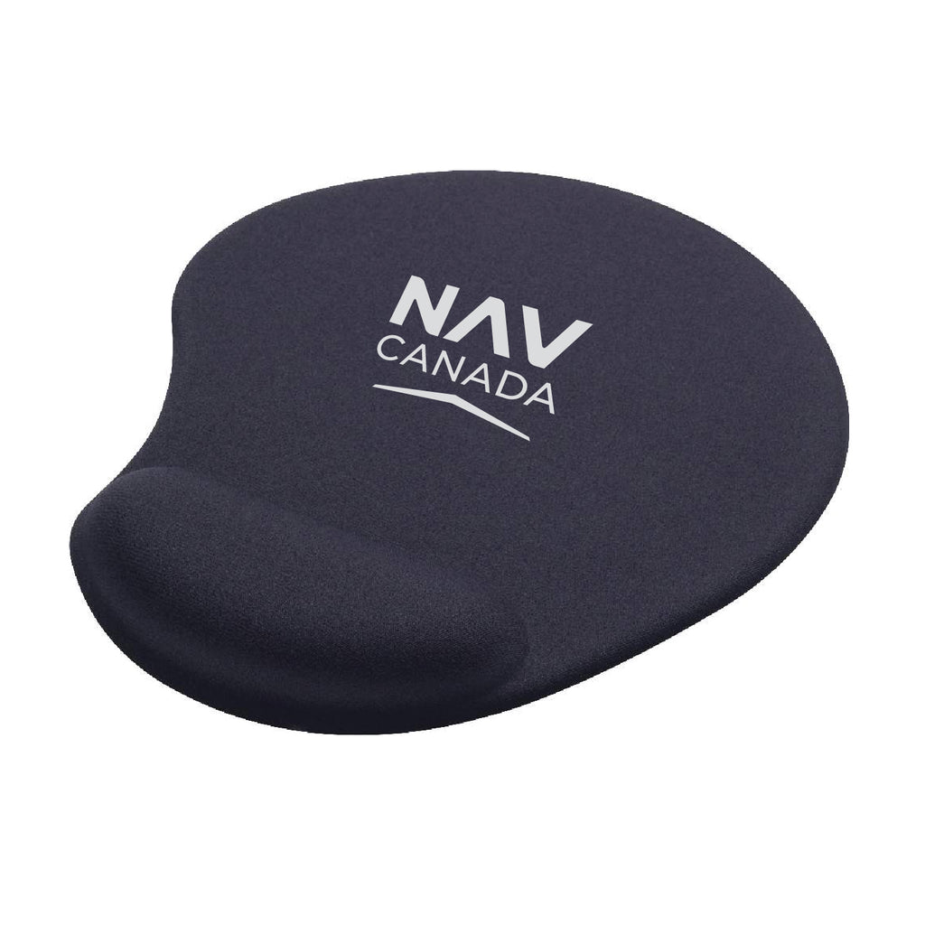Solid Jersey Gel Mouse Pad / Wrist Rest / Tapis de souris en jersey de qualité avec repose-poignet en gel