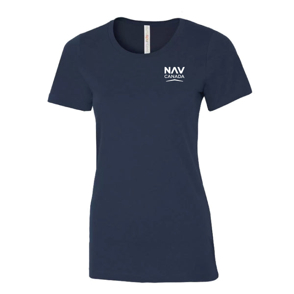 Ladies' Eurospun® Ring Spun Tee Shirt / T-shirt Eurospun® en coton peigné et filé à l'anneau pour femmes