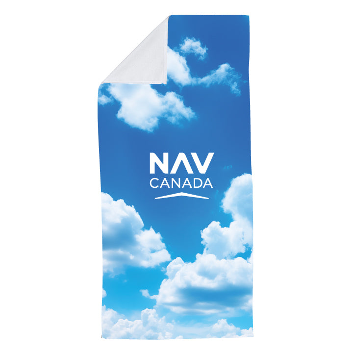 Silk Touch Beach Blanket/Towel 28" x 58" 300GSM Poly/Cotton