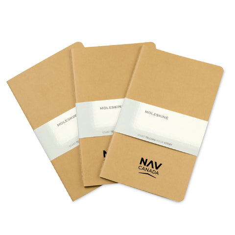 Moleskine® Large Cahier 3-Pack / Ensemble de trois grands cahiers MoleskineMD