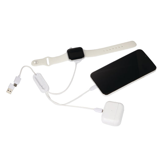 Allcord 5-in-1 Charging Cable with iWatch Charger
