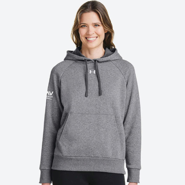Women's UA Rival Fleece Hooded Sweatshirt / Chandail à capuchon en molleton UA Rival pour femmes