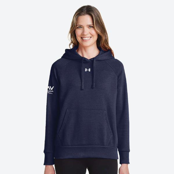 Women's UA Rival Fleece Hooded Sweatshirt / Chandail à capuchon en molleton UA Rival pour femmes