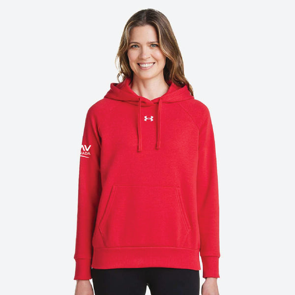 Women's UA Rival Fleece Hooded Sweatshirt / Chandail à capuchon en molleton UA Rival pour femmes