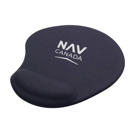 Solid Jersey Gel Mouse Pad / Wrist Rest / Tapis de souris en jersey de qualité avec repose-poignet en gel