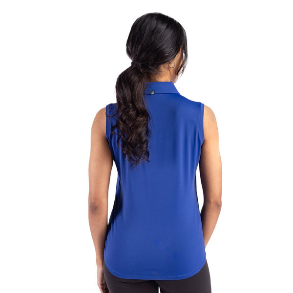 Cutter & Buck Forge Eco Stretch Recycled Women’s Sleeveless Polo / Polo sans manches pour femmes Cutter & Buck Forge Eco Stretch Recyclé